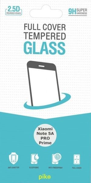 Защитное стекло Piko Full Cover для Xiaomi Redmi Note 5А/Note 5А PRO/Note 5А Prime черный