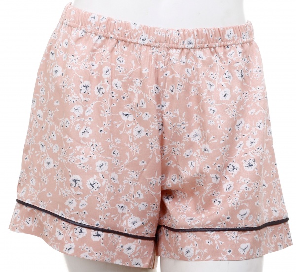 Шорти жіночі BIZE принт квіти р. S персиковий