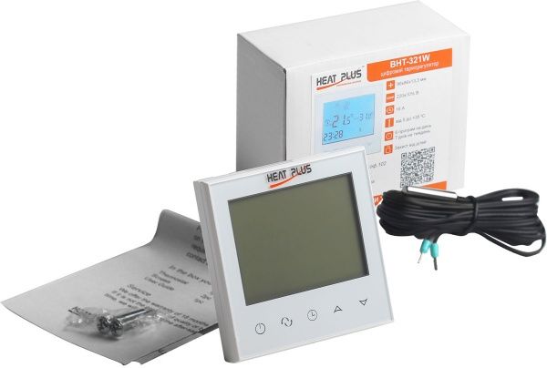 Терморегулятор Heat Plus BHT-321GB білий (BHT321W)