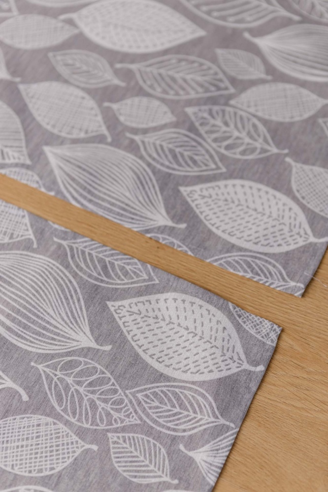 Серветка Прованс Листя 35x45 см сірий