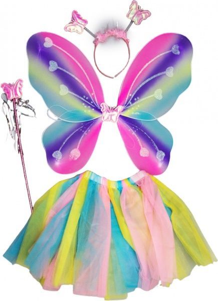 Костюм дитячий карнавальний Райдужний різнокольоровий 