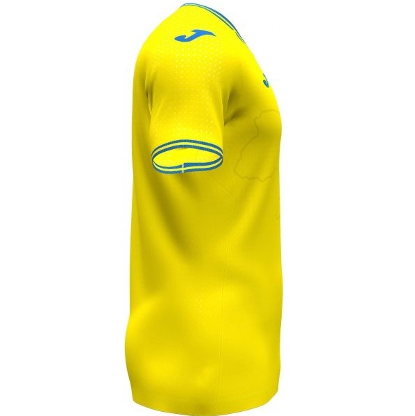 Футболка форми збірної України 2021 Joma FED. FUTBOL UCRANIA SHORT SLEEVE T-SHIRT AT102404A907 р. S жовтий