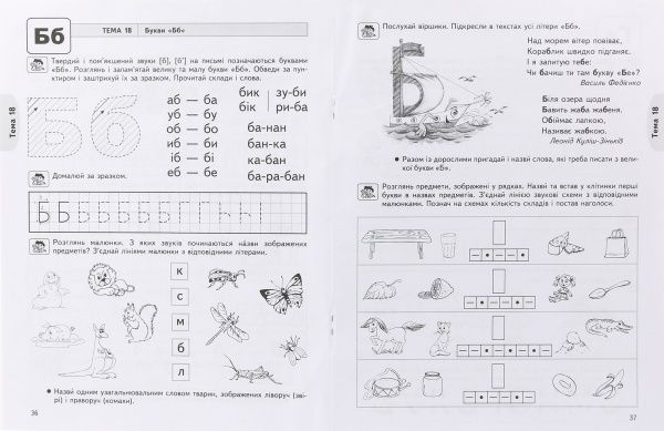 Книга Віталій Федієнко «Вивчаємо літери» 978-966-429-112-2