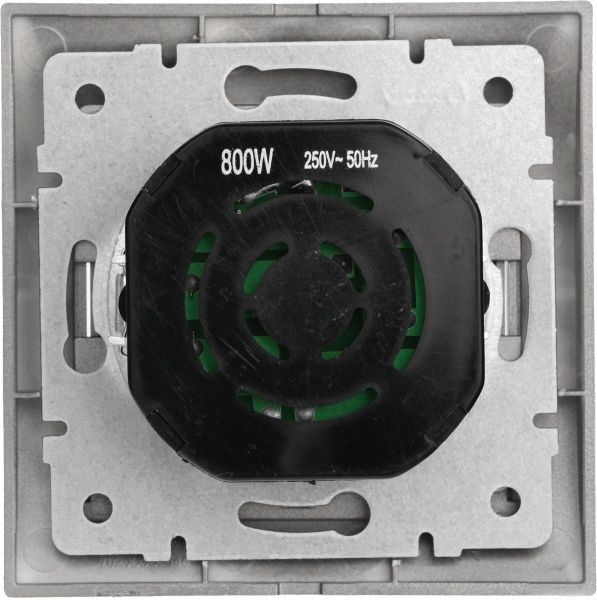 Светорегулятор поворотный Lezard DERIY 800Вт IP20 темно-серый металлик 702-2929-115