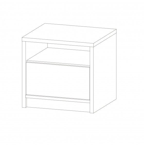 Тумба прикроватная SOKME 