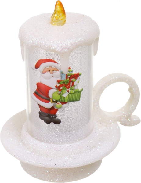 Свічка світлодіодна новорічна на підставці LZ-0811 світлодіодна (LED) 