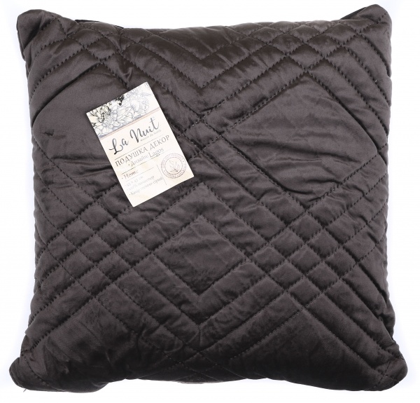 Подушка декоративная Lagos 45x45 см темно-серый La Nuit 