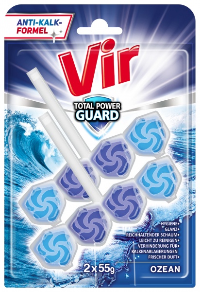 Туалетный блок VIR Total Power Guard Океан 2x55 г 