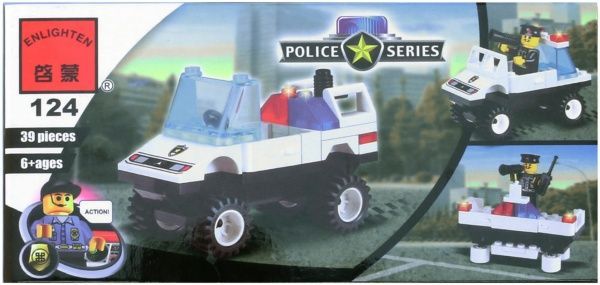 Конструктор Brick Police Полицейская машина 124