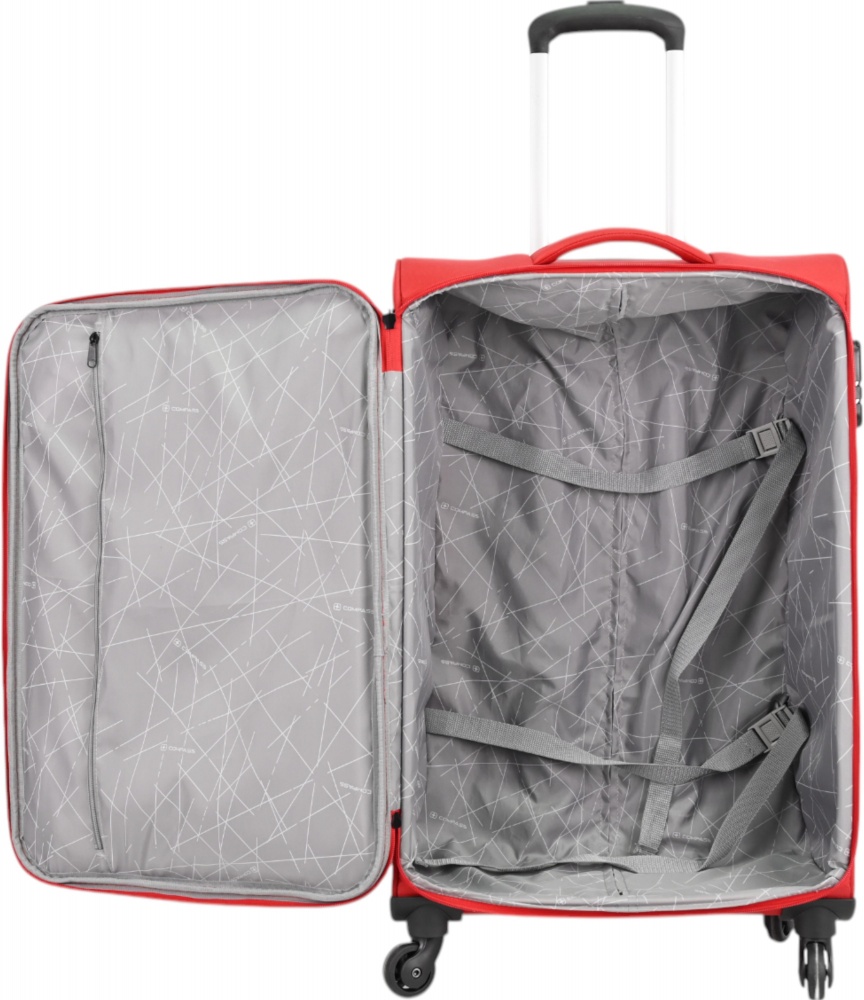 Валіза Compass MS-2501 58 л червоний 67x42x24 см M