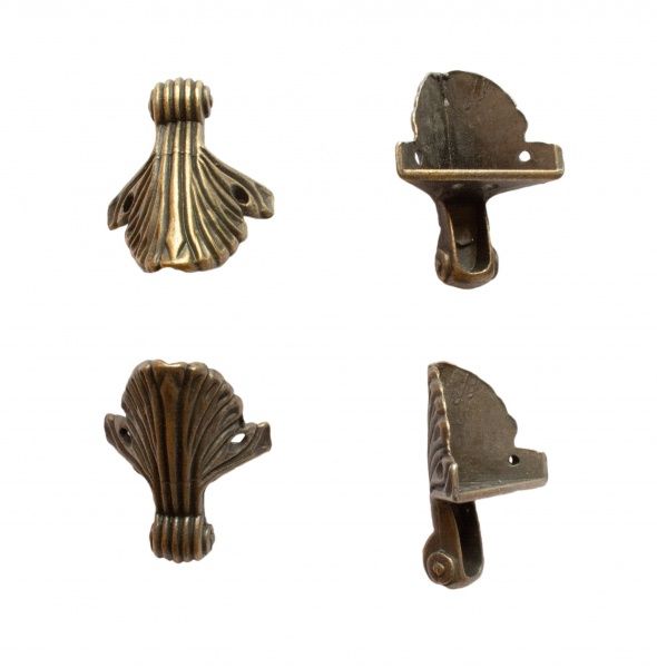 Ніжки декоративні стара бронза 32х40 мм 4 шт. 