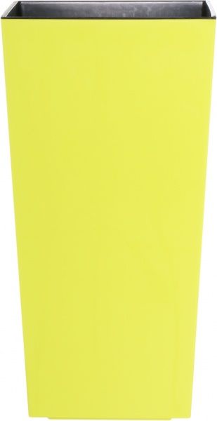 Горщик пластиковий Lamela Фінезія квадратний 29,1л лимонний 