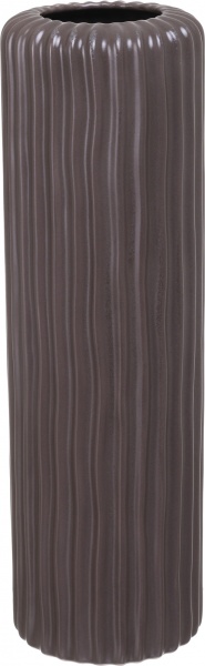Ваза керамическая коричневый Киркенес 14х46 см