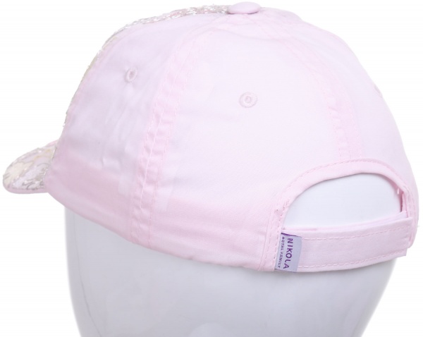 Кепка для дівчаток Pampona 21 L 04 р.52 рожевий 