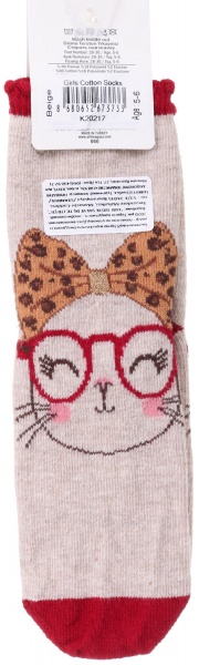 Носки для девочек KATAMINO K20217 р.5-6 бежевый 