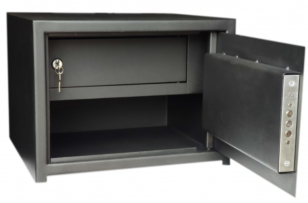Сейф мебельный B.A.K.S. С-3Т 300х400х350мм, 13кг, пистолетный с отделением 