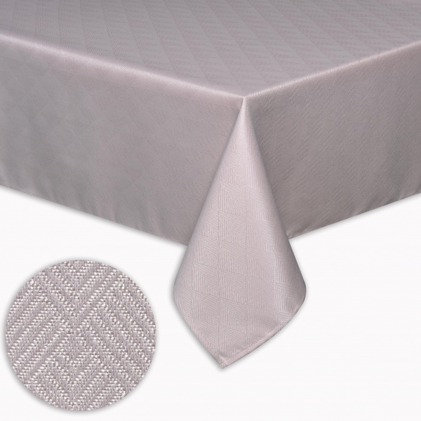 Скатерть водонепроницаемая Jolanta 140x180 см светло-серый La Nuit 