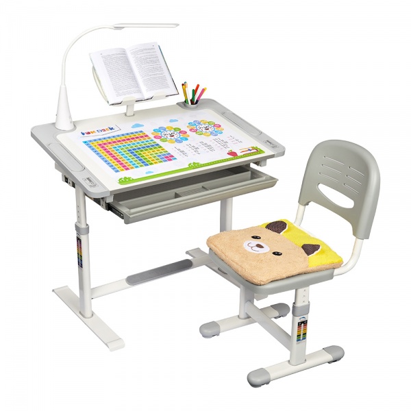 Комплект парта и стул-трансформеры FunDesk Littonia Grey