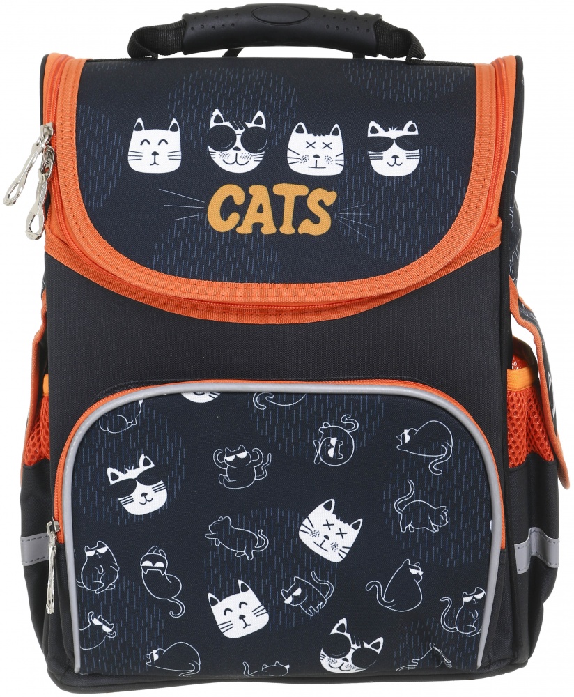 Ранец-короб Nota Bene Котики ортопедический 4 Кота Cats NB 24