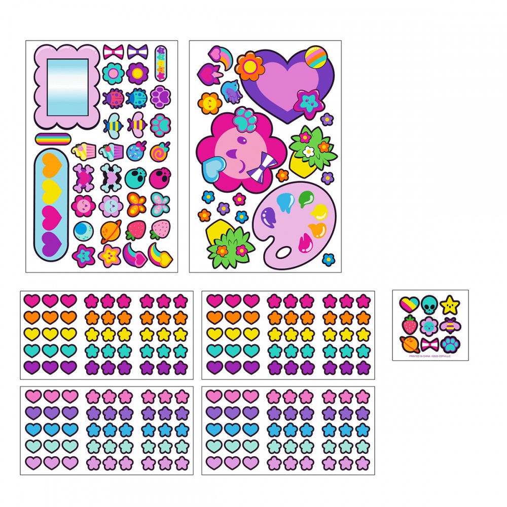 Игровой набор Decora Girlz с куклой Дизайнерский магазин наклеек D1009