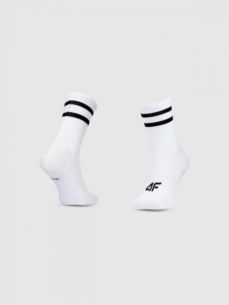 Шкарпетки 4F SOCKS CAS M350 (3pack) 4FJWSS25USOCM350-90S р.32-34 білий/чорний