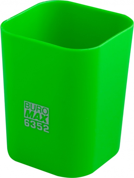 Стакан для письмового приладдя RUBBER TOUCH BM.6352-15 світло зелений Buromax