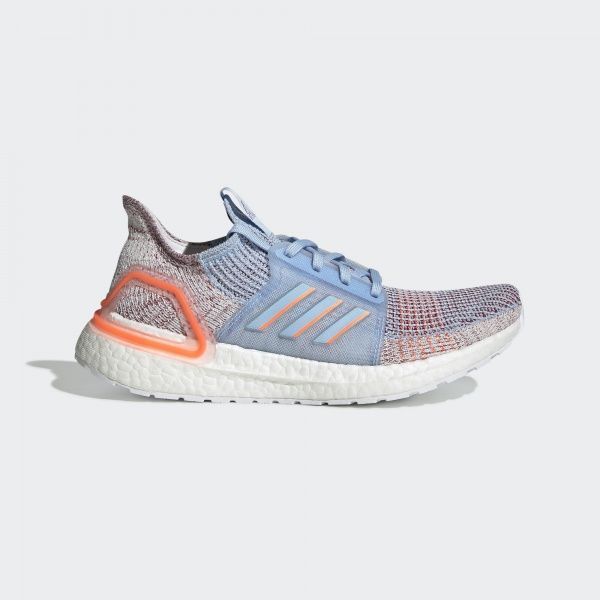 Кроссовки Adidas UltraBOOST 19 w G27483 р.7,5 голубо-розовый