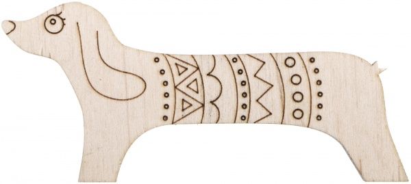 Заготовка для декорирования Такса 4D 41 