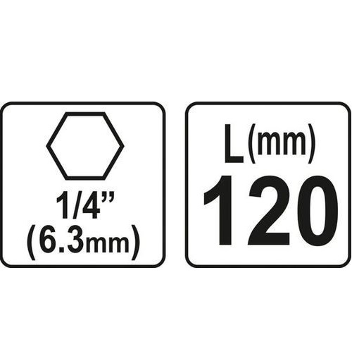 Держатель бит YATO магнитный 1/4