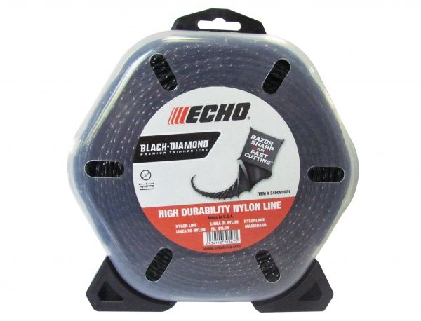 Леска косильная Echo d 2,4 мм 77 м Black Diamond 81788
