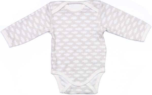 Боди Bambinelli Тучки р.62 серый с белым 