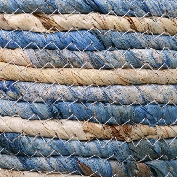 Корзина с ручками средний 34х34 см синий