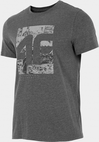 Футболка 4F H4Z21-TSM013-24M р.L светло-серый меланж