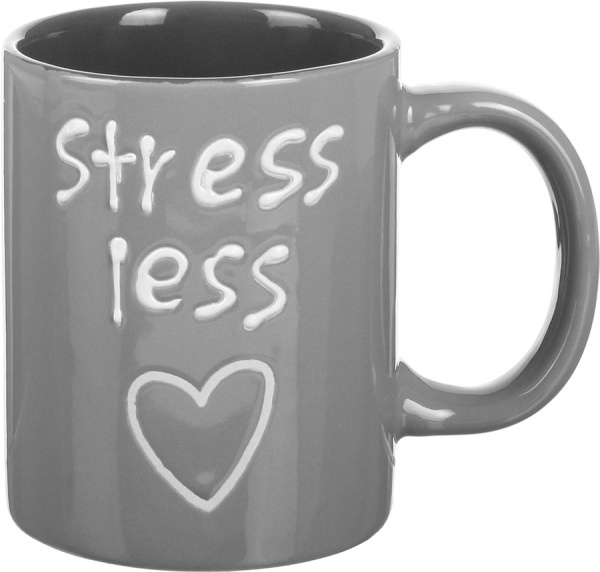 Чашка Feeling 330 мл светло-серая