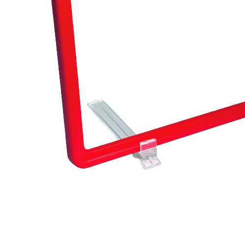 Тримач для рам А4-А6 під кутом 75° пластиковий прозорий 6 шт. 