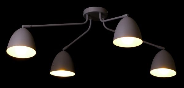 Люстра TK Lighting 2378 4x60 Вт E27 серый Loretta 