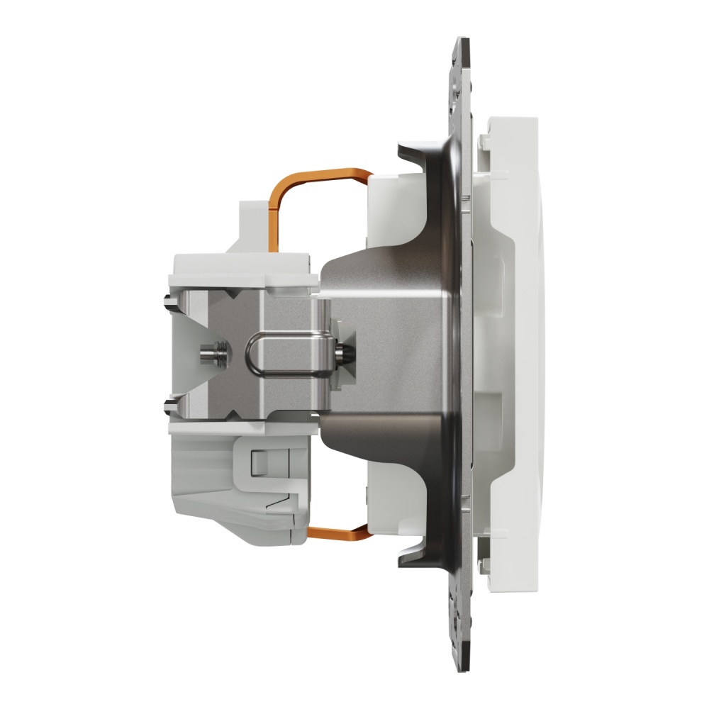 Розетка бытовая с заземлением Schneider Electric Asfora IP20 белый EPH2970121