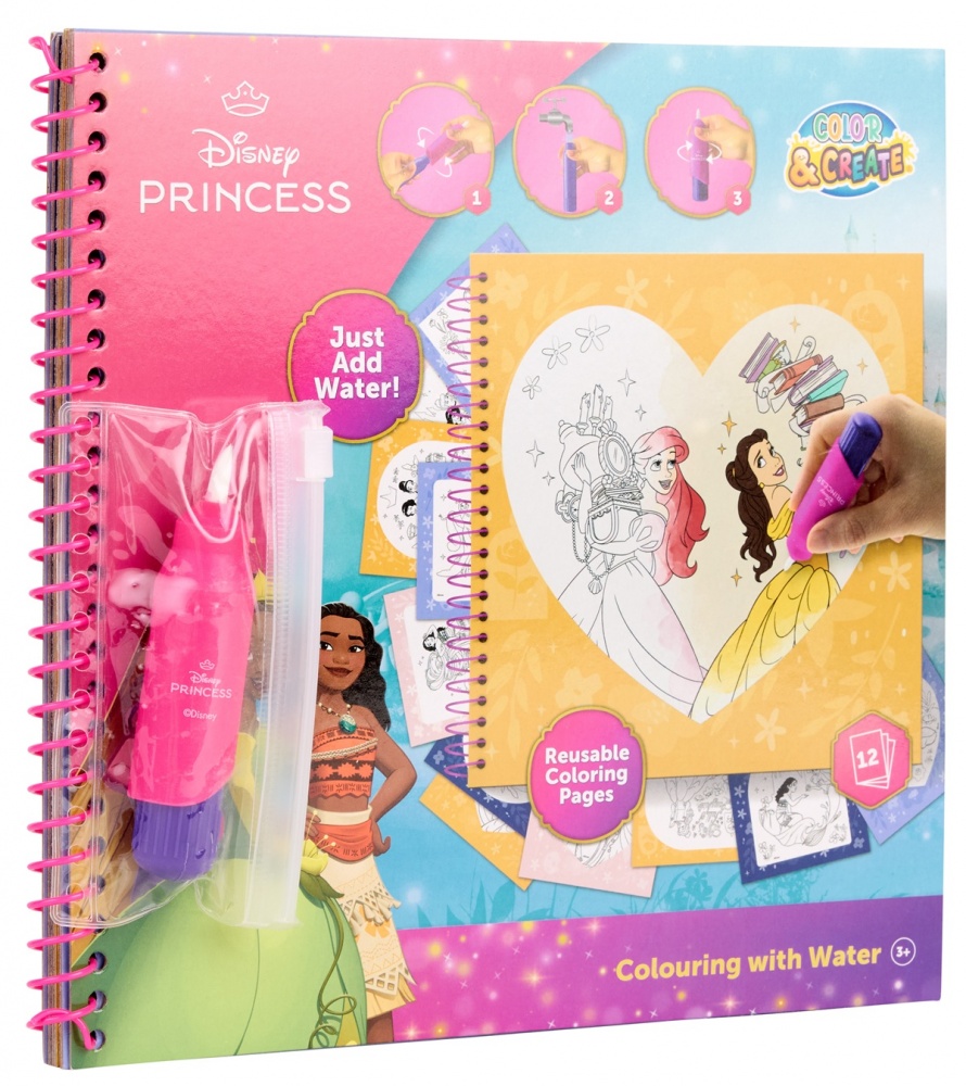 Розмальовка водяна Disney PRINCESS 22,5 X 22,5 CM DP252390