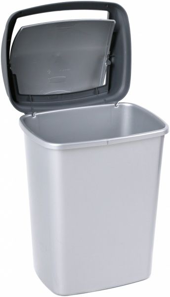 Відро для сміття Curver Dominik сріблясте 10 л срібний 5312