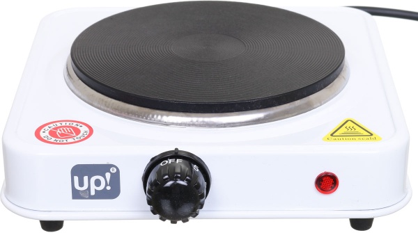 Плита электрическая настольная UP! (Underprice) UpWI-1P-1,0-W белый 