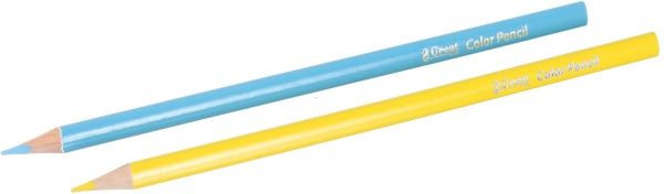 Олівці кольорові Abstraction червоний в тубусі 24 шт.