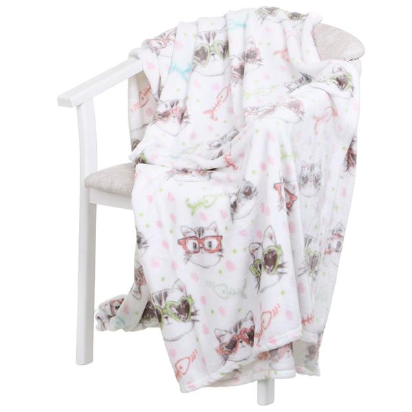 Плед Flannel CATS 200x150 см сірий La Nuit 