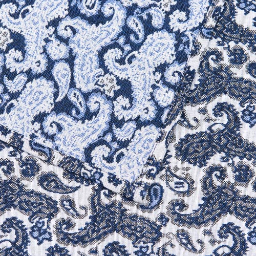 Покривало Діжон Пейслі 145x210 см Текстиль-Контакт синій 