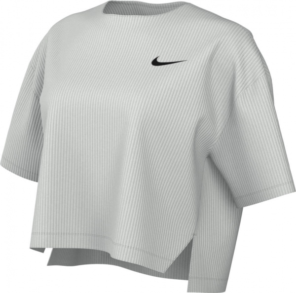 Футболка Nike W NSW RIB JRSY SS TOP DV7870-025 р.S серый