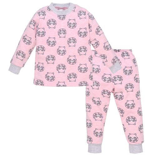 Піжама дитяча для дівчаток Татошка р.80 рожевий із принтом 0102202єнт 