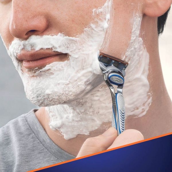Подарунковий набір для чоловіків Gillette бритва Fusion 5 + гель для гоління Sensitive 75 мл