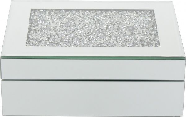 Сундучок Сияние 20x6,5x15 см серебристый