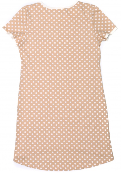 Туника Trio Жасмин р. XL бежевый с принтом 