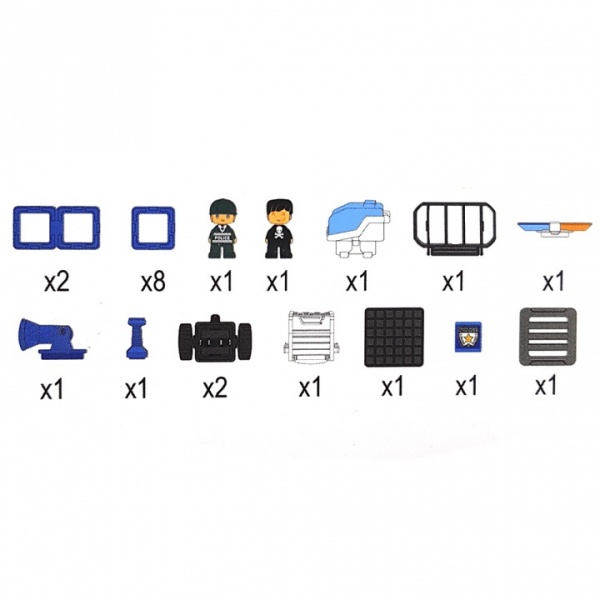 Конструктор магнітний Shantou 23 елементи LQ661