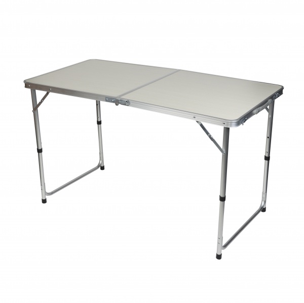 Стол раскладной и 4 стулья E-220929-1 60x120 см серый 